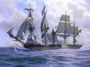 fragatas y veleros Pinturas al óleo
